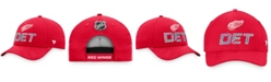 Fanatics Men's Red Detroit Red Wings Authentic Pro Team Locker Room Adjustable Hat